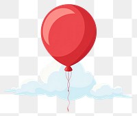 PNG Balloon aircraft cloud transportation. AI generated Image by rawpixel.