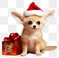 PNG Fennec fox christmas mammal animal. 