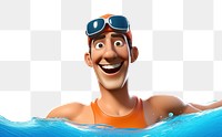 PNG Cartoon swimming swimmer sports. 