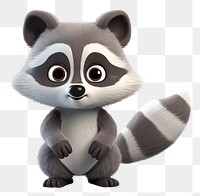 PNG Raccoon cartoon cute toy. 