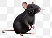 PNG Rat cartoon animal mammal. AI generated Image by rawpixel.