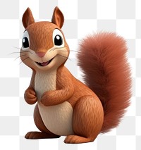 PNG Squirrel cartoon rodent mammal. 