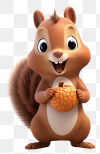 PNG Nut squirrel cartoon rodent. 