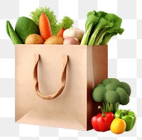 PNG Bag vegetable plant food. AI generated Image by rawpixel.