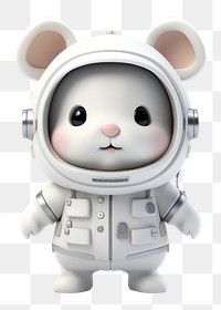 PNG Astronaut cartoon toy representation. AI generated Image by rawpixel.