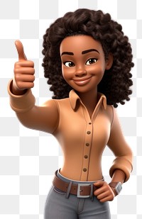 PNG Smiling cartoon finger adult. 