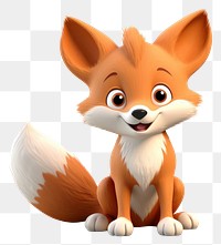 PNG Fox cartoon mammal animal. 