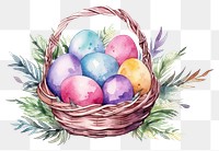 PNG Basket egg cartoon easter. 