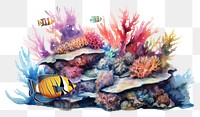 PNG Fish underwater aquarium outdoors. 