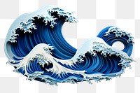 PNG Pattern nature ocean wave. 