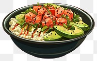 PNG Food bowl vegetable freshness. AI generated Image by rawpixel.