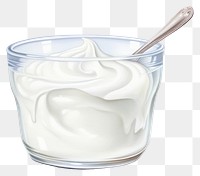 PNG Dessert cream milk food. 