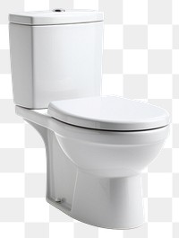 PNG Toilet bathroom white background convenience. AI generated Image by rawpixel.