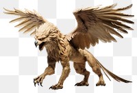 PNG Sculpture vulture statue bird. AI generated Image by rawpixel.
