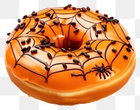 PNG Halloween donut food  confectionery. 