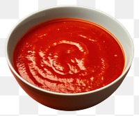 PNG Sauce food bowl red. 