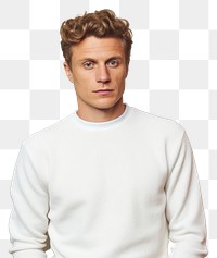 PNG Portrait sweater sleeve adult. 