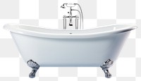 PNG Bathtub white background bathroom hygiene. 