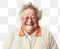 PNG Portrait laughing glasses adult. 