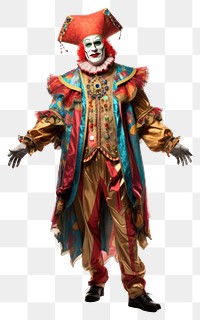 PNG Carnival costume clown adult