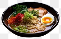 PNG Ramen plate food meal. 