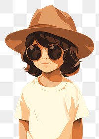 PNG Portrait summer adult hat. AI generated Image by rawpixel.