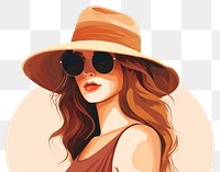 PNG Summer adult women hat. AI generated Image by rawpixel.