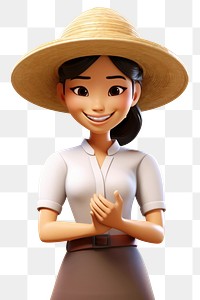 PNG Cartoon adult women hat. AI generated Image by rawpixel.