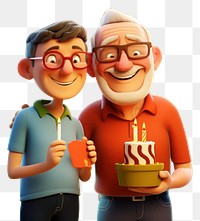 PNG Cartoon glasses adult togetherness. AI generated Image by rawpixel.