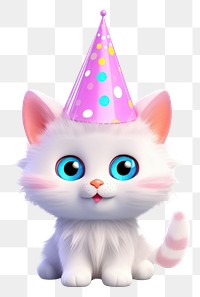 PNG Birthday mammal animal cute. AI generated Image by rawpixel.
