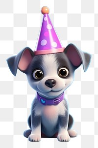 PNG Birthday cute dog toy. AI generated Image by rawpixel.