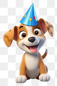 PNG Birthday cute dog toy. AI generated Image by rawpixel.