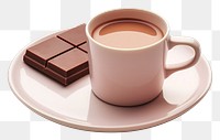 PNG Chocolate cup dessert coffee. AI generated Image by rawpixel.
