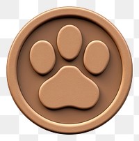 PNG Circle brown coin dog. 