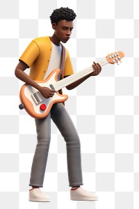 PNG Musician cartoon guitar  