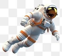 PNG Astronaut cartoon space white background. AI generated Image by rawpixel.