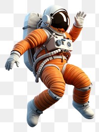 PNG Astronaut jumping cartoon sports.