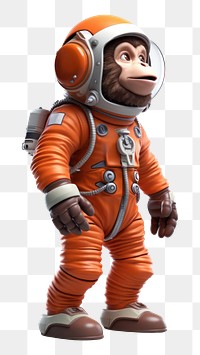 PNG Astronaut cartoon white background protection. AI generated Image by rawpixel.