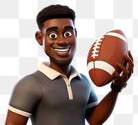 PNG Football portrait sports competition. AI generated Image by rawpixel.