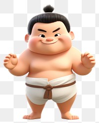 PNG Cartoon sumo white background representation. AI generated Image by rawpixel.