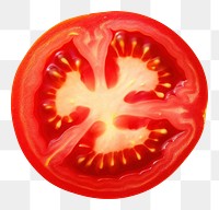 PNG Tomato vegetable slice plant. 