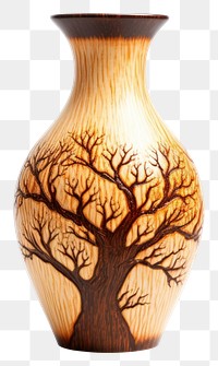 PNG Vase pottery transparent background decoration. AI generated Image by rawpixel.