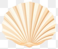 PNG Seashell clam invertebrate accessories. AI generated Image by rawpixel.