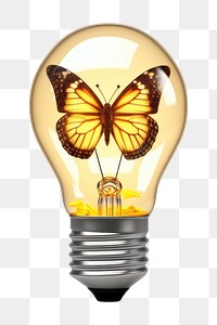 PNG Light butterfly lightbulb electricity. 