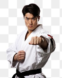 PNG Taekwondo sports karate white background. AI generated Image by rawpixel.