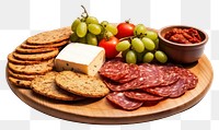 PNG Cheese platter cracker tomato. 