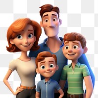 PNG Cartoon family toy  