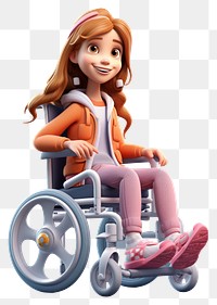 PNG Wheelchair footwear sitting cartoon. 