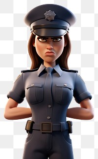 PNG Adult uniform cartoon woman. 