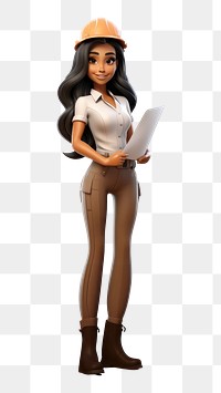 PNG Adult figurine cartoon woman. AI generated Image by rawpixel.